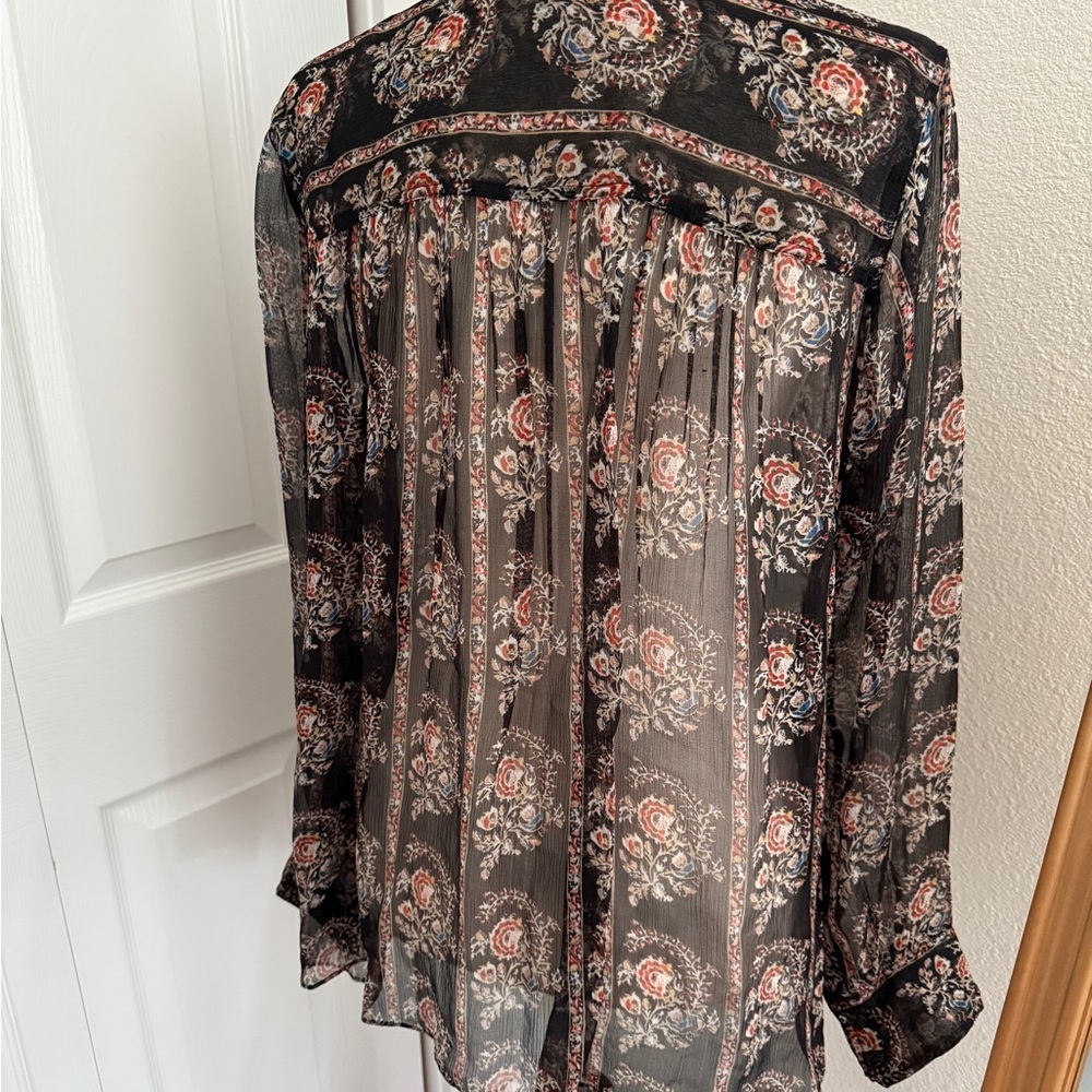 Isabel Marant Etoile silk blouse Anastasia Steele 50 Shades Darker - Picture 3 of 5